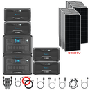 Bluetti [DUAL] AC300 6,000W 240V Split Phase + B300 Batteries + Solar Panels