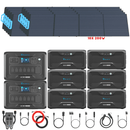 Bluetti [DUAL] AC300 6,000W 240V Split Phase + B300 Batteries + Solar Panels