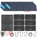 Bluetti [DUAL] AC300 6,000W 240V Split Phase + B300 Batteries + Solar Panels