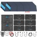 Bluetti [DUAL] AC300 6,000W 240V Split Phase + B300 Batteries + Solar Panels