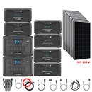 Bluetti [DUAL] AC300 6,000W 240V Split Phase + B300 Batteries + Solar Panels