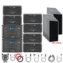 Bluetti [DUAL] AC300 6,000W 240V Split Phase + B300 Batteries + Solar Panels