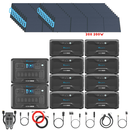 Bluetti [DUAL] AC300 6,000W 240V Split Phase + B300 Batteries + Solar Panels