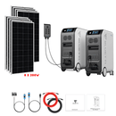 Bluetti [DUAL] EP500 4,000W 10,200Wh 120/240V Output + Solar Panels Complete Solar Generator Kit