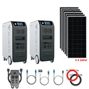 Bluetti [DUAL] EP500 PRO 6,000W 10,200Wh + Solar Panels Complete Solar Generator Kit