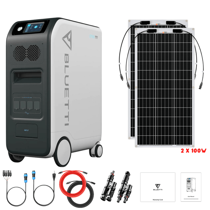 Bluetti EP500 2,000W 5,100Wh + Solar Panels Complete Solar Generator Kit