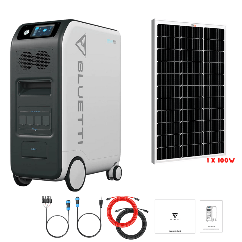 Bluetti EP500 2,000W 5,100Wh + Solar Panels Complete Solar Generator Kit