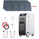 Bluetti EP500 PRO 3000W 5100Wh + Solar Panels Complete Solar Generator Kit