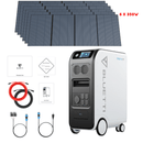 Bluetti EP500 PRO 3000W 5100Wh + Solar Panels Complete Solar Generator Kit