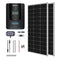 Renogy Premium Solar Kit | 200 Watt 12 Volt Solar Premium Kit w/Rover 20A Charge Controller