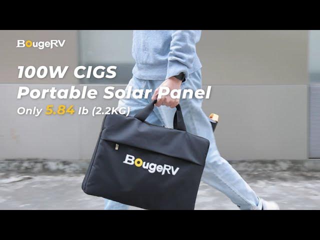 BougeRV Yuma 100W CIGS Foldable Solar Panel